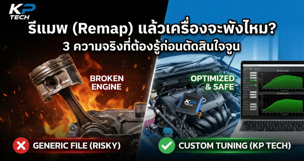 รีแมพ (Remap) แล้วเครื่องจะพังไหม 3 ความจริงที่ต้องรู้ก่อนตัดสินใจจูน