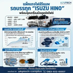 แพ็กเกจรีแมพรถบรรทุก ISUZU / HINO + Smart Tool
